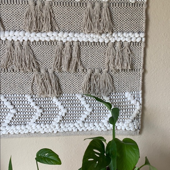Macrame Woven Wall Hanging NWOT - Picture 6 of 7